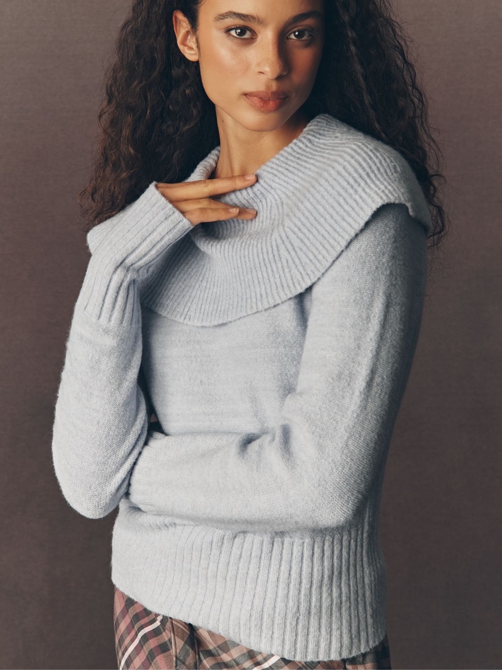 *Anthropologie Pilcro Cowl Neck Sailor Sweater